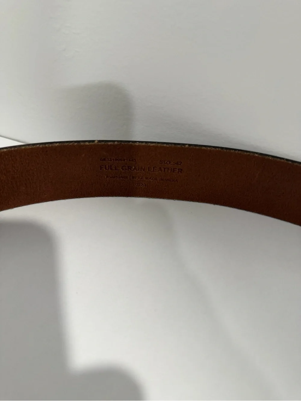 Classic Men's Leather Belt in Brown